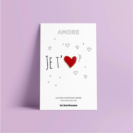 Pin’s coeur rouge - Amore