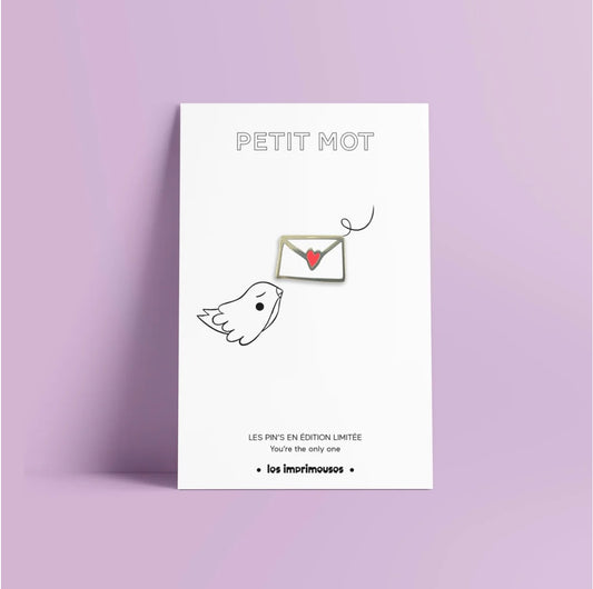 Pin’s lettre Petit mot