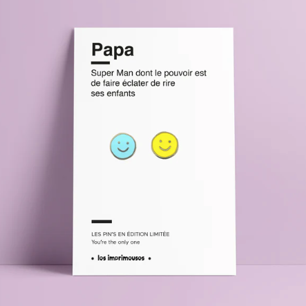 les imprimeuses pins papa smiley