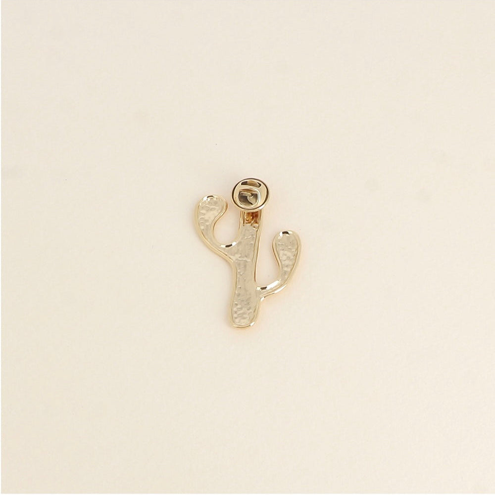 Pins cactus acier inoxydable