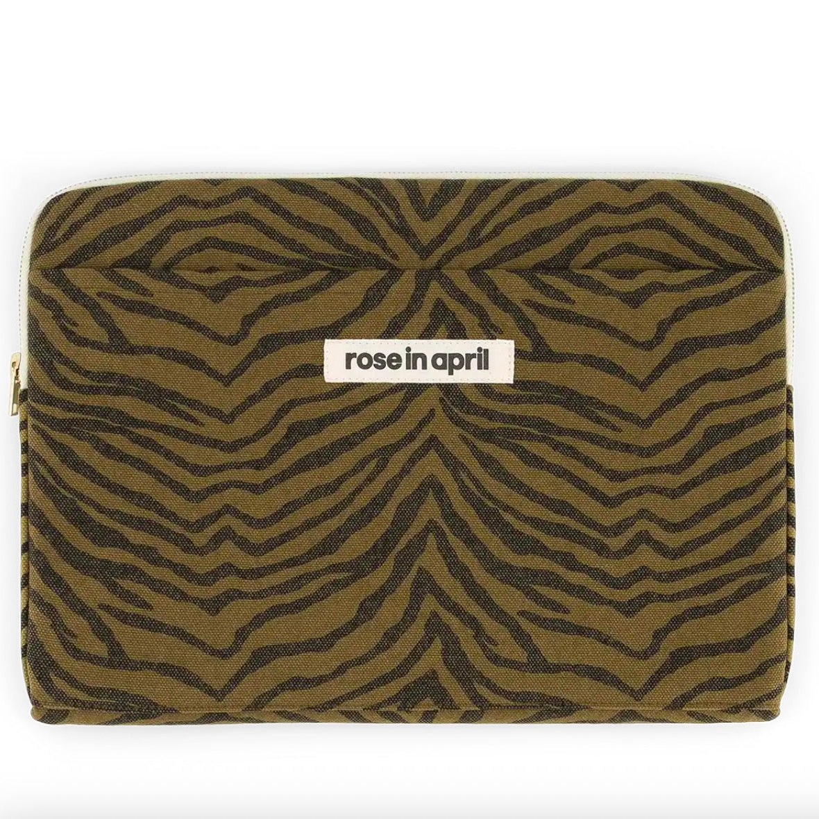 Pochette Ordinateur Octave Zebrou Olive