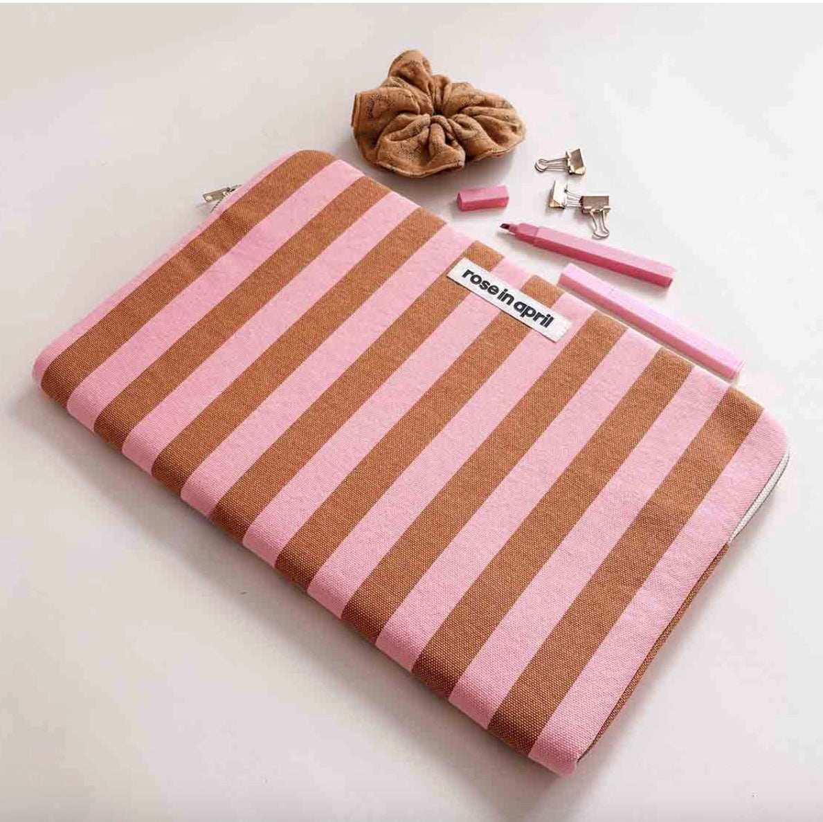 Pochette Ordinateur Strawberry & caramel
