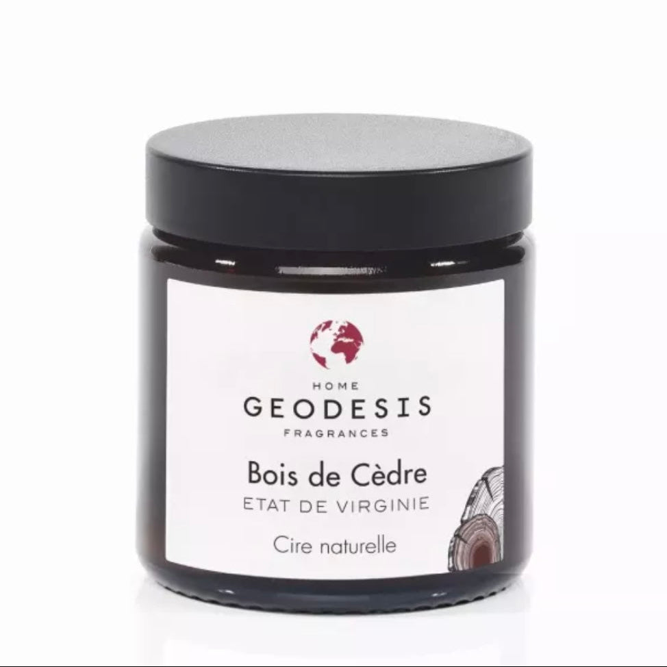Bougie bois de cèdre Pommadier 90g