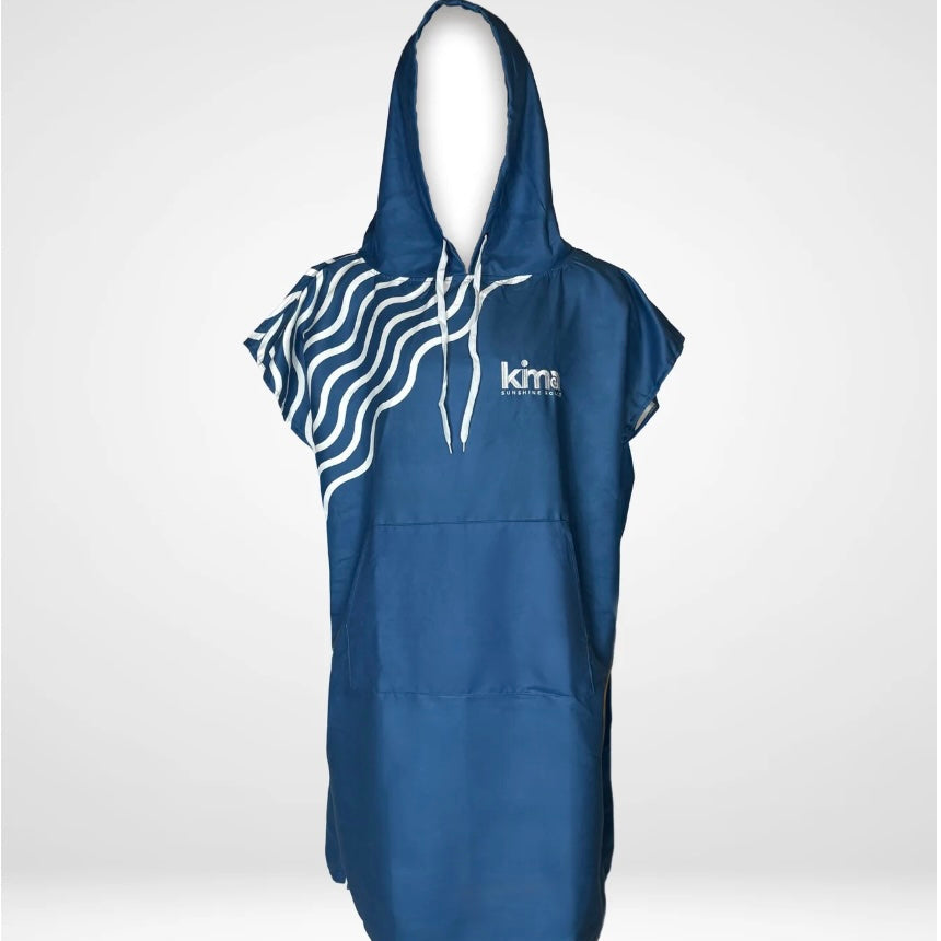 Poncho surf microfibres - Deep blue