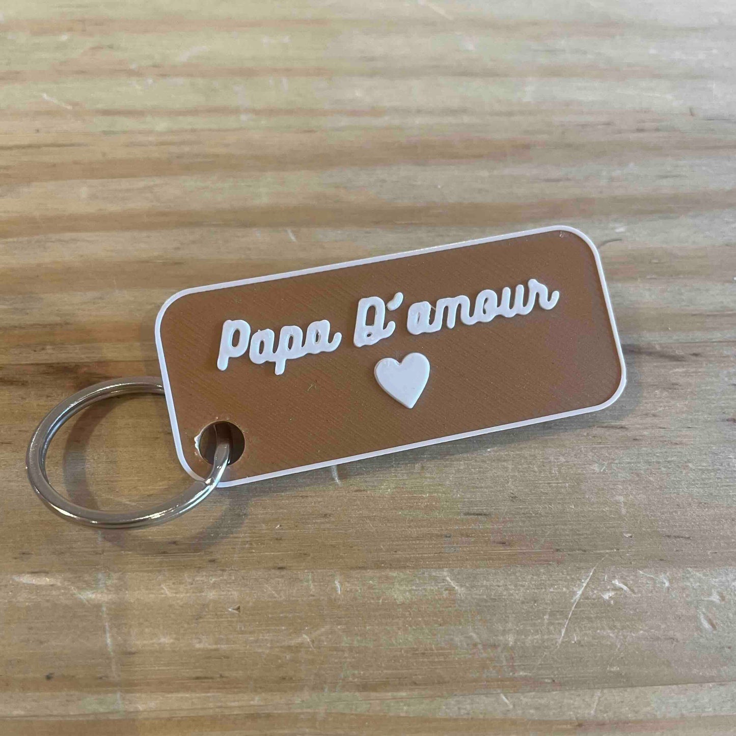 porte clé papa d'amour