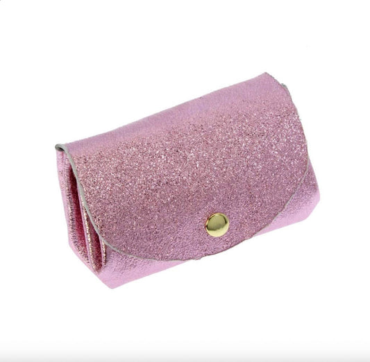 Porte monnaie accordeon- Rose pâle