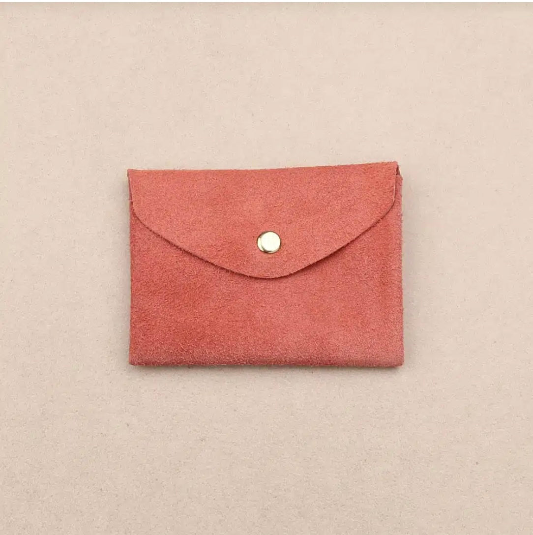Porte monnaie double nubuck