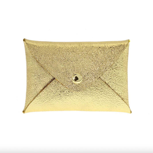 Porte cartes Origami  Doré