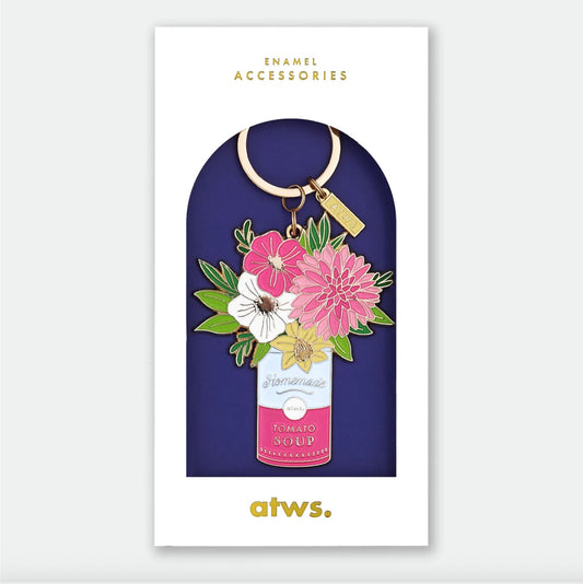 Porte clés Flower Can