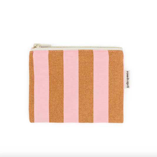 Porte monnaie rayures Strawberry caramel