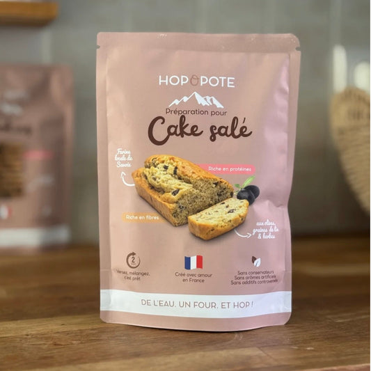 Préparation Cake salé aux olives