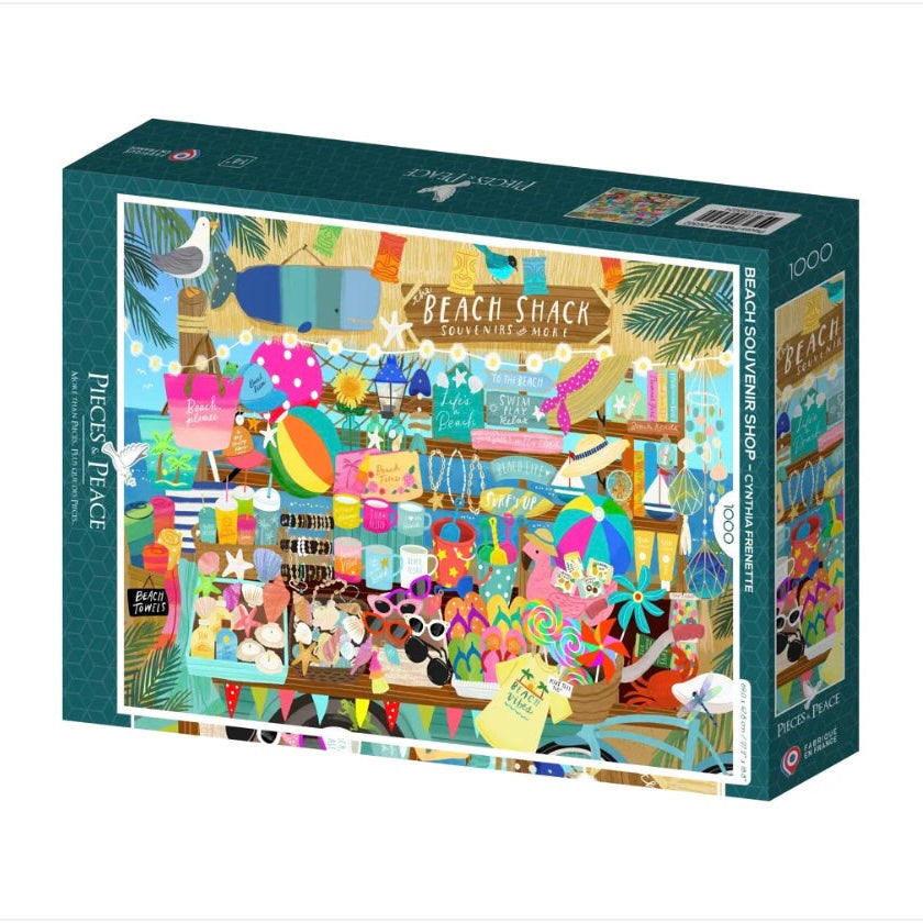 Puzzle 1000 pièces - Boutique de Souvenirs de Plage