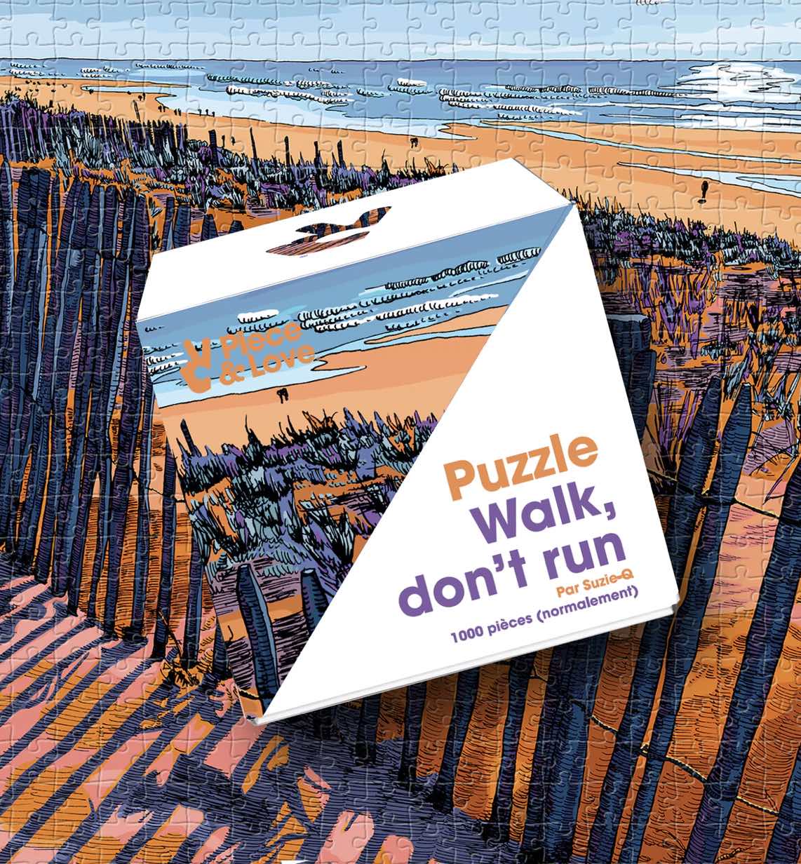 Puzzle 1000 pièces - Walk don't run by Suzie-Q