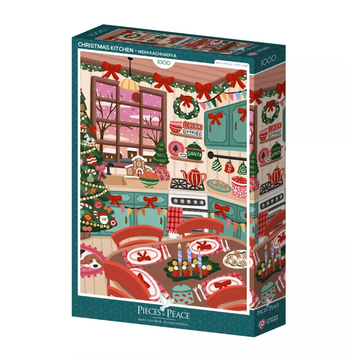 Puzzle 1000 pièces La cuisine de Noel