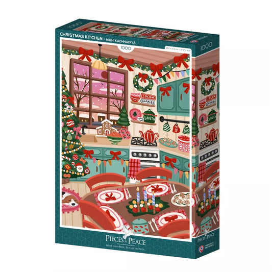 Puzzle 1000 pièces La cuisine de Noel