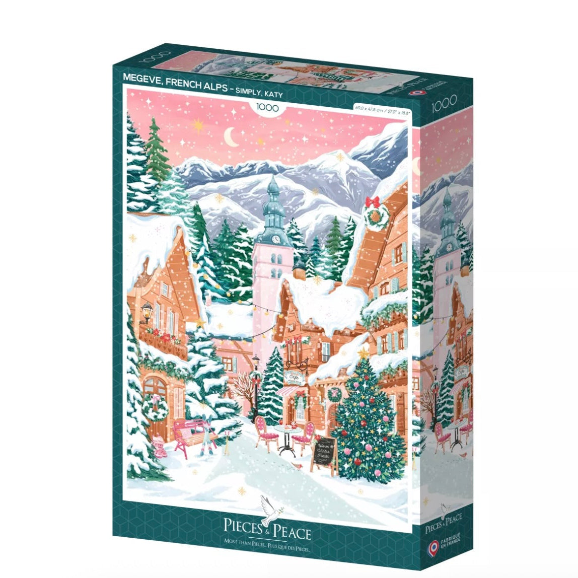 Puzzle 1000 pièces Megève Alpes françaises
