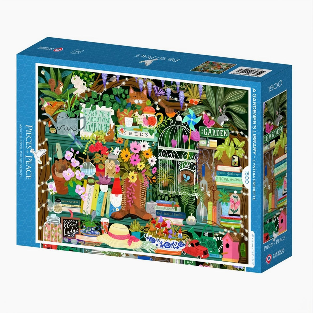 Puzzle 1500 pièces - A gardener's Library