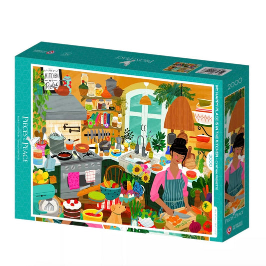 Puzzle 2000 pièces Mon bonheur est dans la cuisine