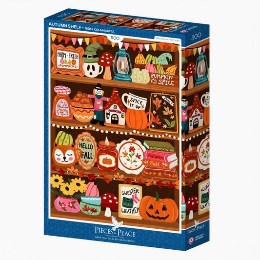 Puzzle 500 pièces - Autumn Shelf