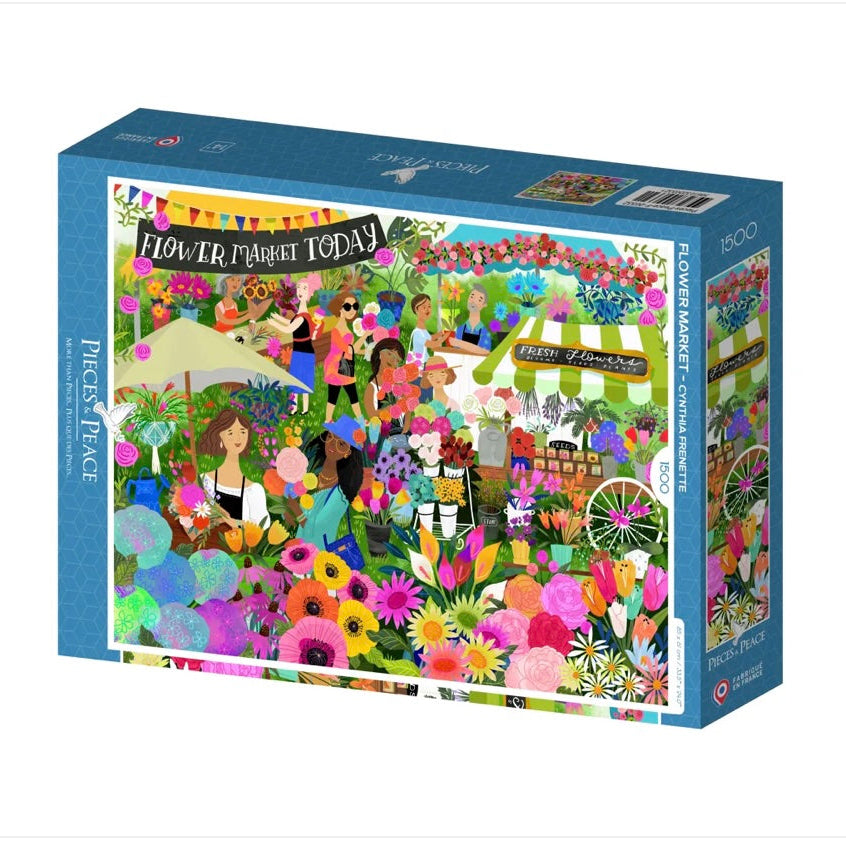 Puzzle 1500 pièces - Marché aux Plantes