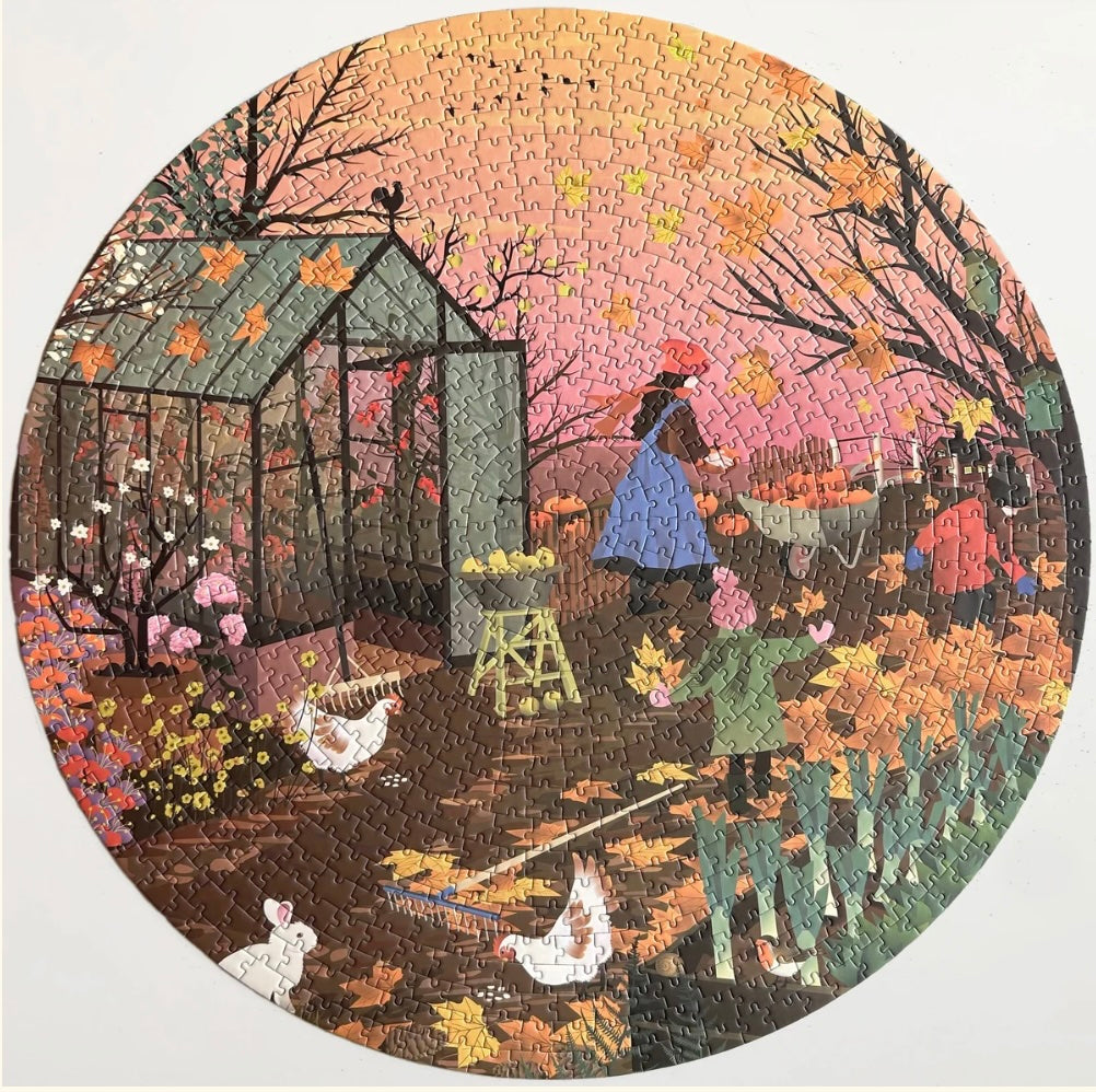 Puzzle rond Autum feeling 1000 pièces