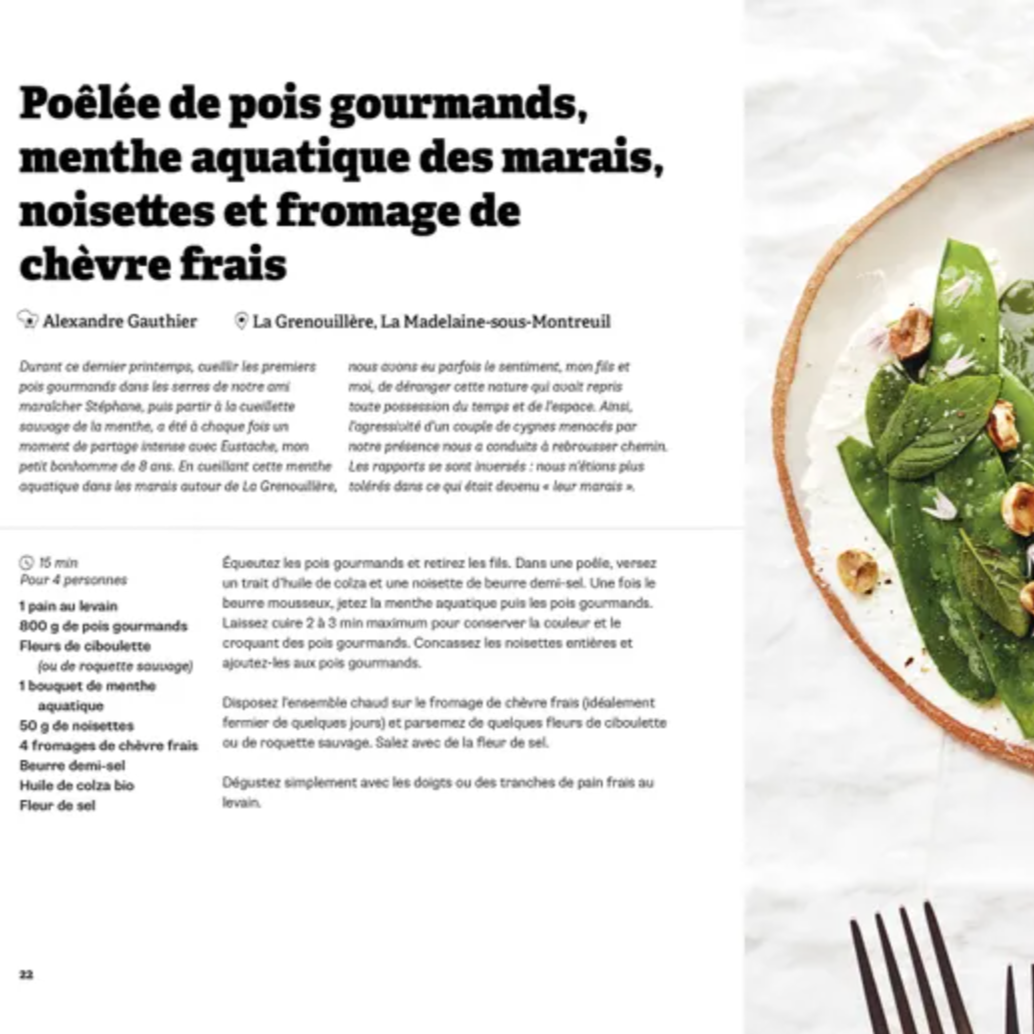 Livre de recettes à la maison
