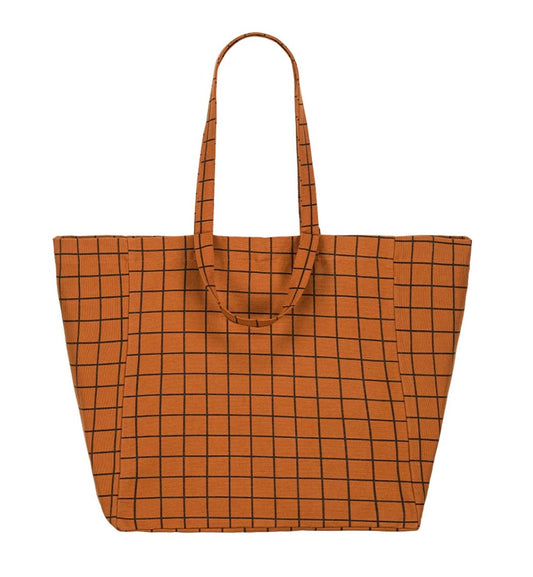 Sac cabas check ginger