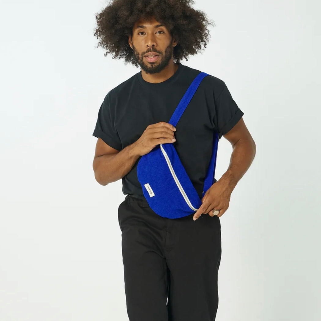 Sac banane Custine - Bleu Indigo