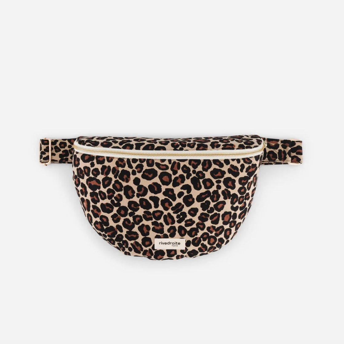 Sac banane Custine XL- Leopard beige sand