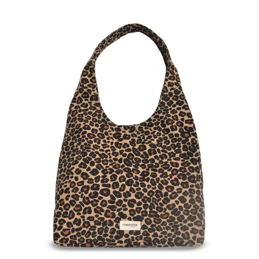 Sac Richelieu Leopard beige sand