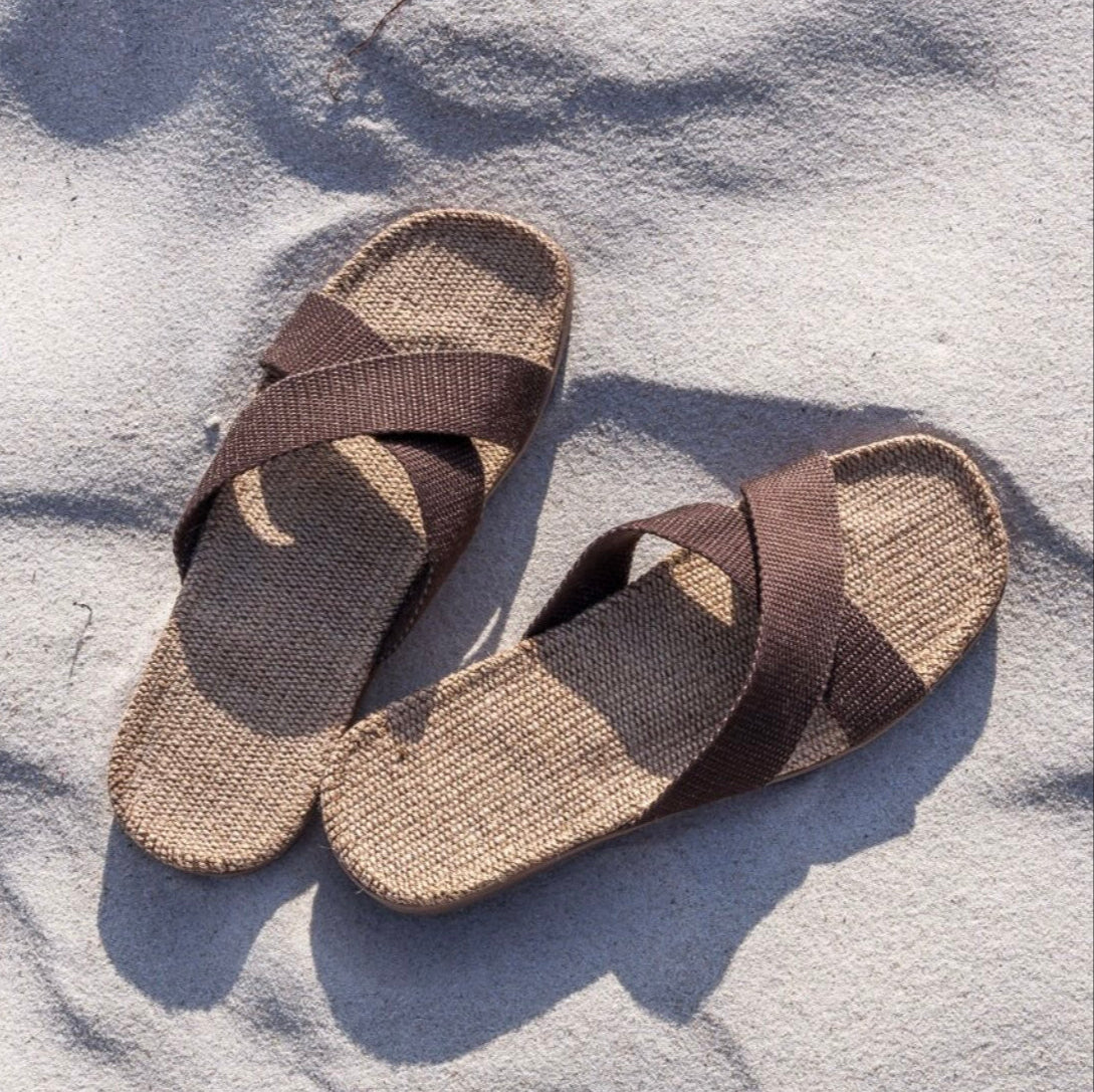 Sandales UNISEX#1 - Brown Coffee Shangies La cachette de M