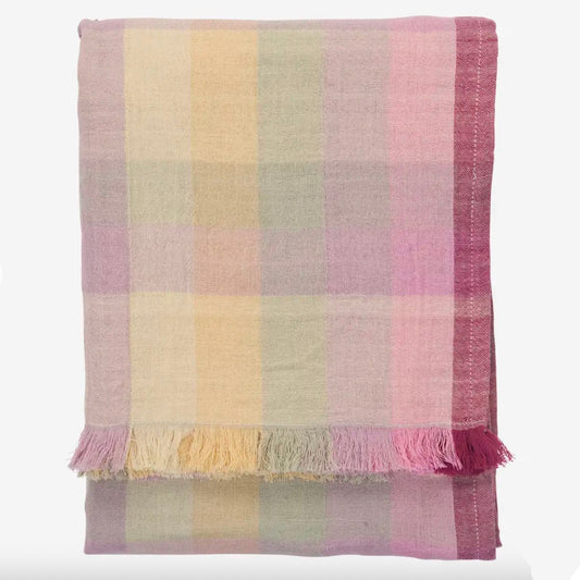 Serviette de Hammam rose multi color