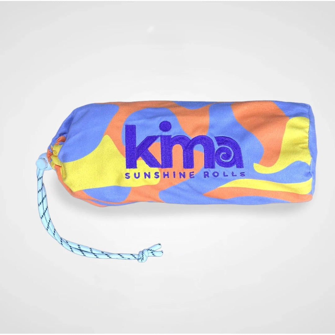 Serviette de plage XXL en microfibres - Camo Sunset