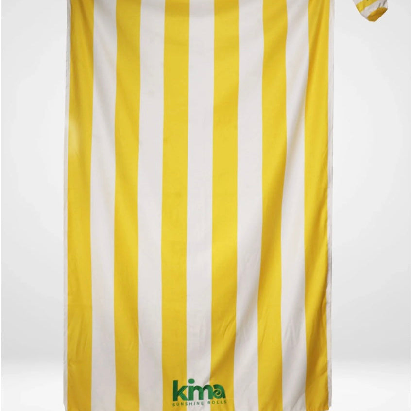 Serviette de plage XXL en microfibres - ETXOLA Jaune