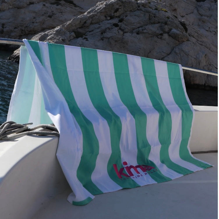 Serviette de plage XXL en microfibres - ETXOLA Menthe