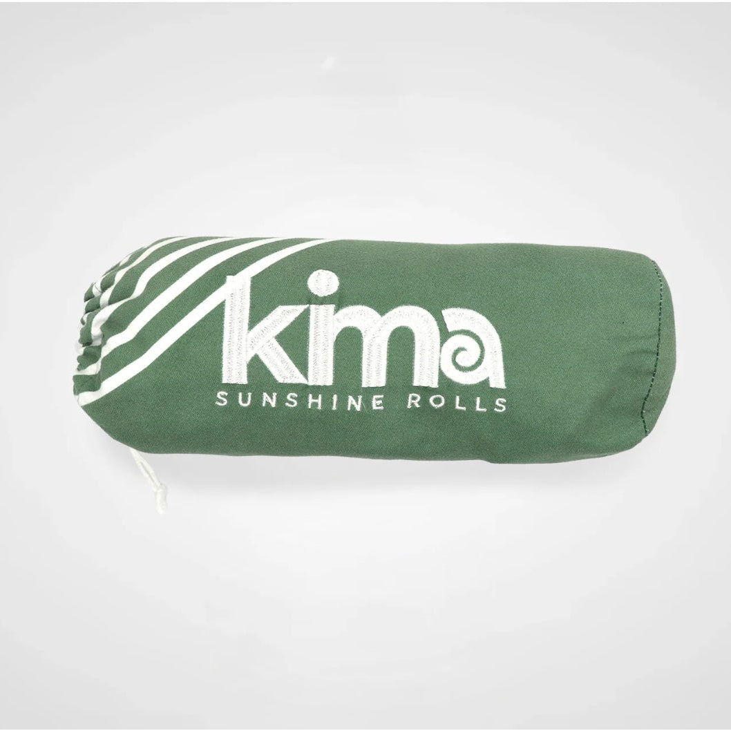 Serviette de plage XXL en microfibres - Lines kaki