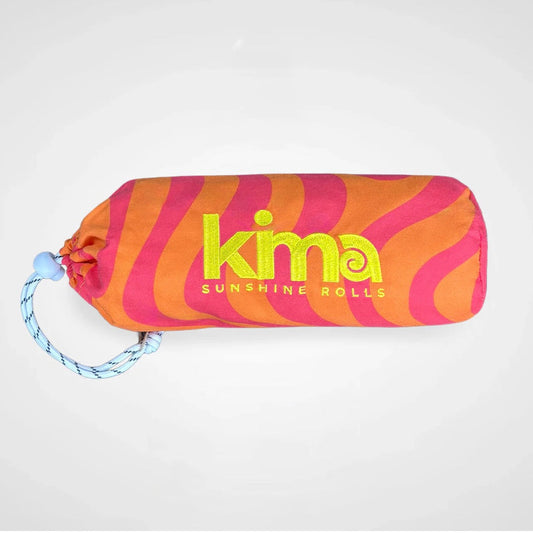 Serviette de plage XXL en microfibres - Wavy Bonbon