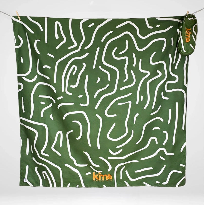 Serviette de plage microfibre Duo