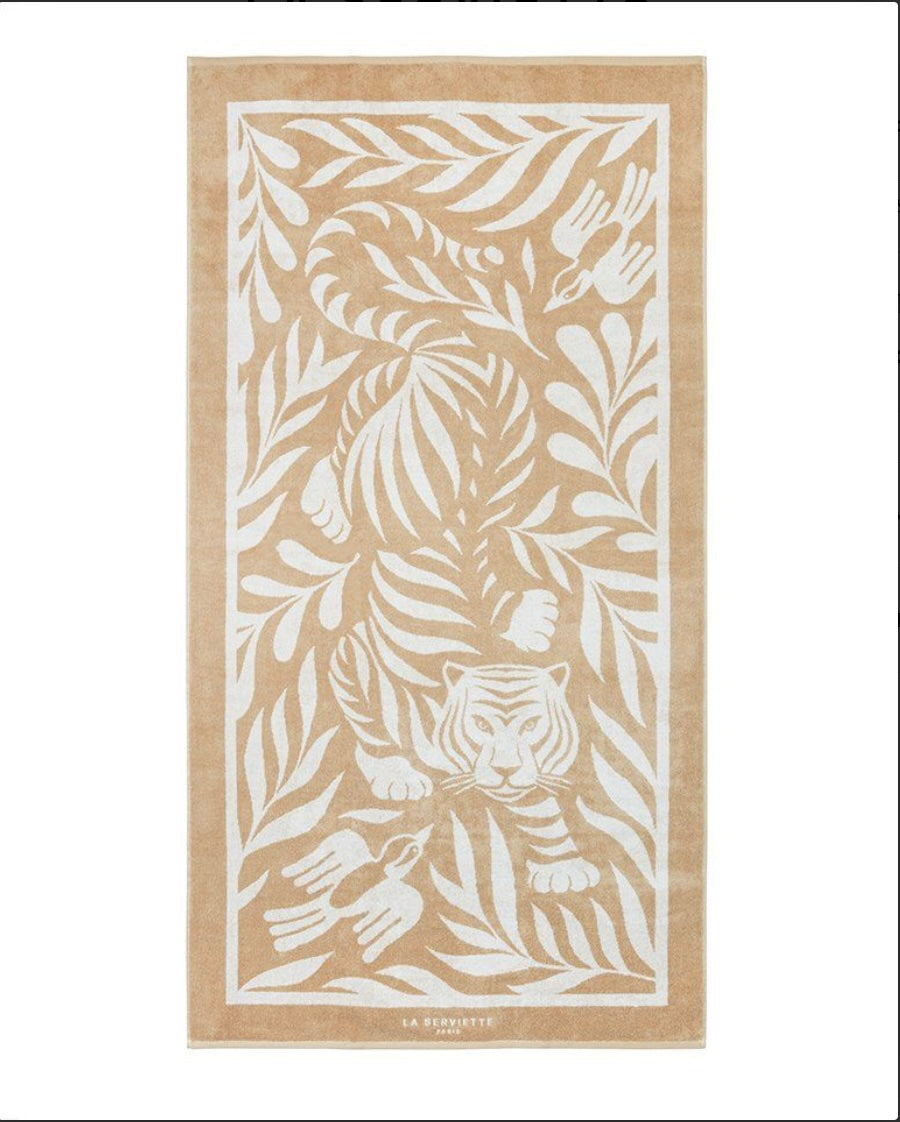 Serviette de plage Tigre - 90 X 170cm