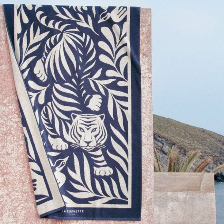 Serviette de plage Tigre - 90 X 170cm