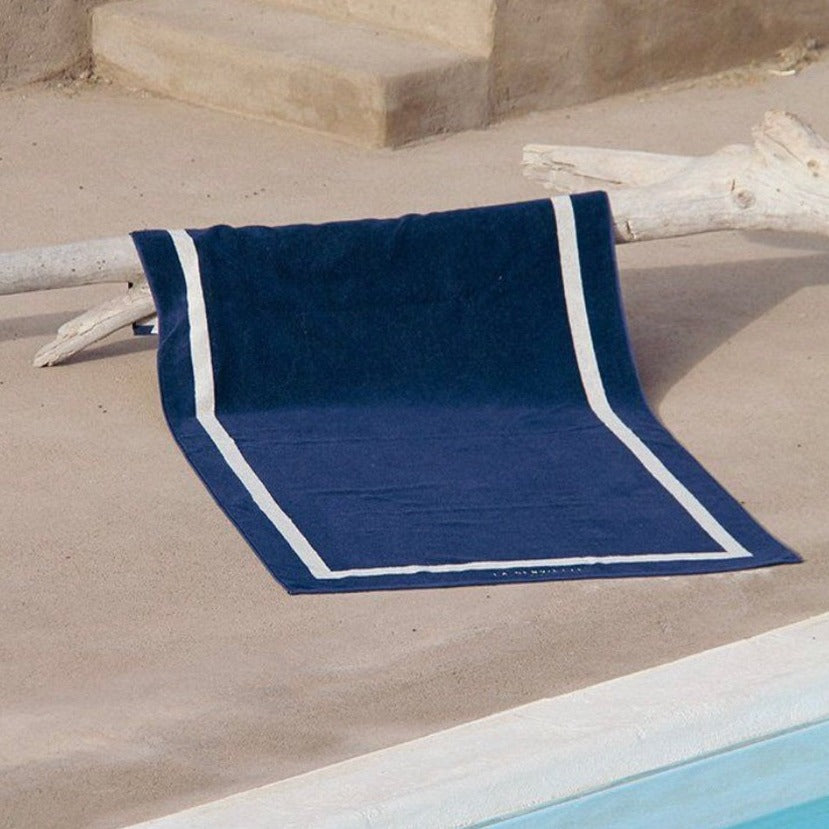 Serviette de plage unie - 90 X 170cm