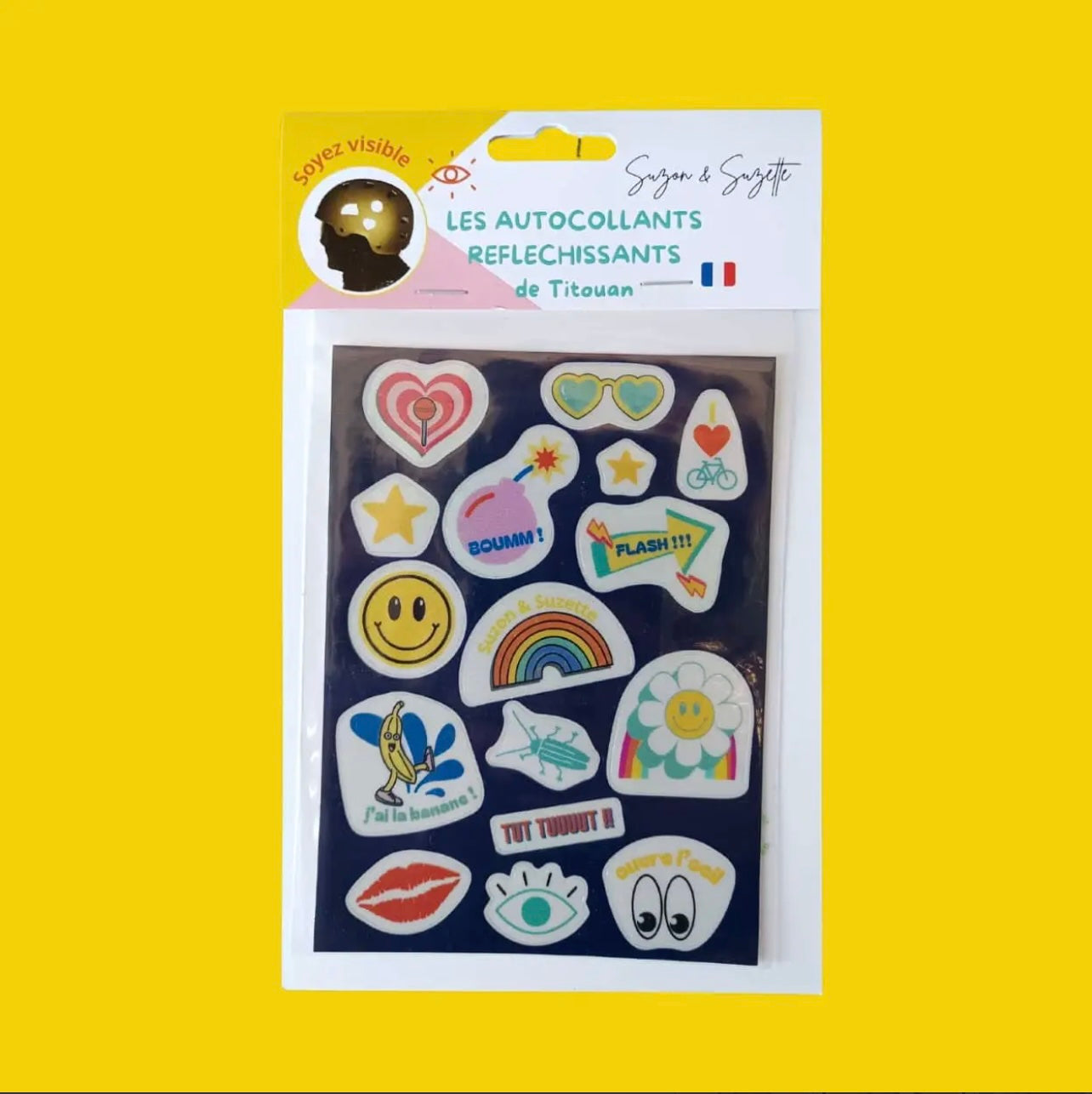 Stickers autocollants réflechissants