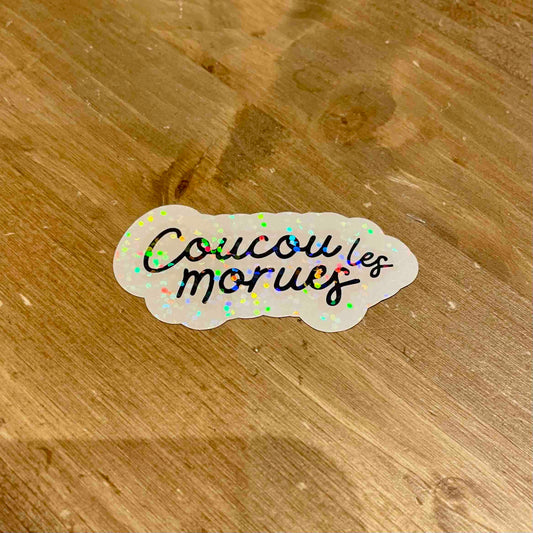 Sticker Coucou les morues