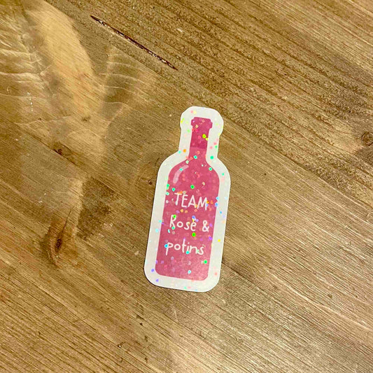 Sticker Team rosé et potins