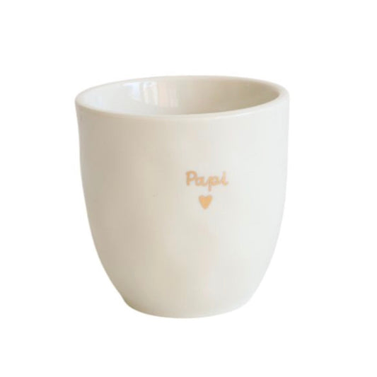 Tasse Papi coeur doré