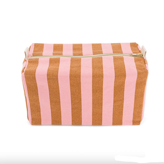 Trousse de toilette rayures Caramel Strawberry