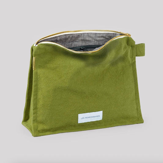 Trousse de toilette en toile de coton bio - Verty mousse