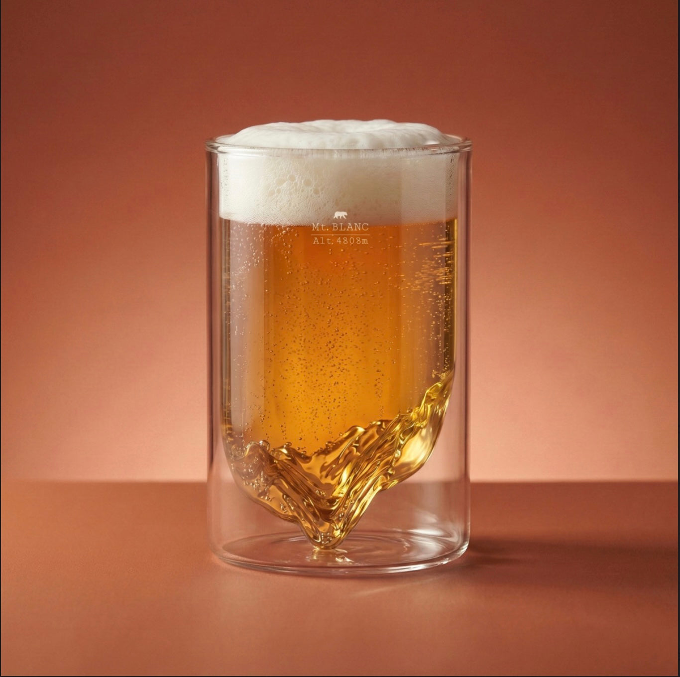 Verre double paroi Mont Blanc