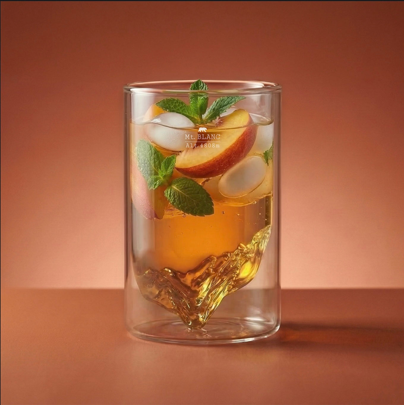 Verre double paroi Mont Blanc