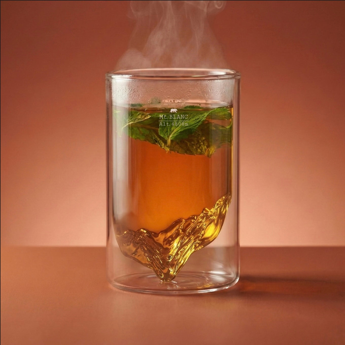 Verre double paroi Mont Blanc